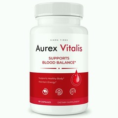 Aurex Vitalis Capsules, Premium Blood Support Supplement & Daily Balance 60ct