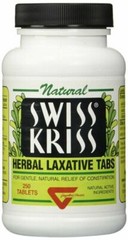 Swiss Kriss Herbal Laxative – 250 Tablets