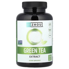 2 X Zhou Nutrition, Green Tea Extract, 500 mg, 120 Veggie Capsules