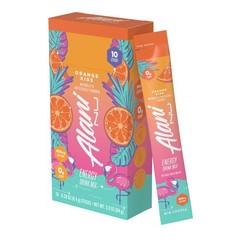 Alani Nu ORANGE KISS Energy Sticks, Drink 0.24 Ounce (Pack of 10)