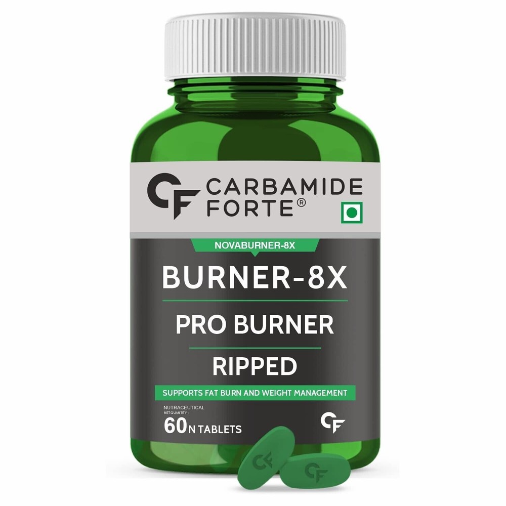 Carbamide Forte Fat Burner-8X Pro Burner for Weight Management (60 Tablets)