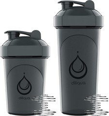 10-Pack BPA-Free Shaker Bottles: 5 Large 28 oz & 5 Small 20 oz for Smooth Drinks