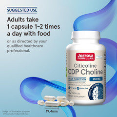 Citicoline CDP 250 MG, CDP Choline Supplements, Support Brain Health, Perform…