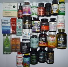 Huge Wholesale Lot 30-pc Assorted Vitamins Minerals Health Supplements UNEXPIRED