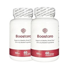 Boostaro Blood Flow Support for Men, Max Strength guaranteed -2 pack/120 Capsule