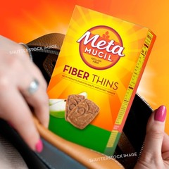 Metamucil Fiber Thins Apple Crisp & Chocolate Bundle 4 Boxes ,48 Snacks Packs