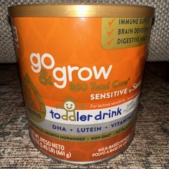 1 Can Go Grow 360 Total Care Sensitive by Similac Toddler Nutritional Drink