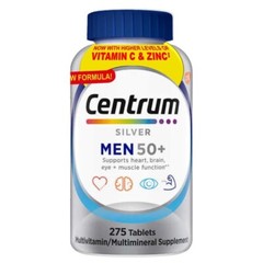 Centrum Silver Men’s 50+ 275 Tablets MULTIVITAMIN/ MULTIMINERAL SUPPLEMENT