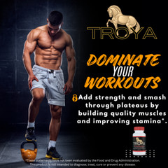 Troya Xtendall Premium Test Booster for Men – Enhances Energy, Stamina, Strength