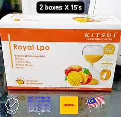2X BOX KITSUI Royal Lpo 15’s X 15g Appetite Suppress Diet Control Halal Malaysia