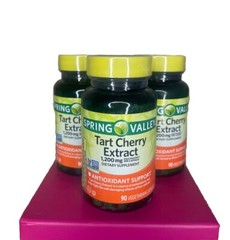 Spring Valley Tart Cherry Extract Antioxidant Supp Dietary 1,200 mg 270ct Bundle