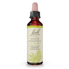 Bach Flower Remedy White Chestnut Calm Mind Natural Emotional Wellness 0.7 Fl Oz