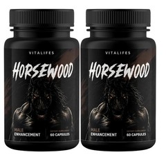(2 Pack) Horsewood Capsules, Horsewood Pills for Male Endurance 60 Capsules