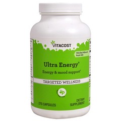 2 X Vitacost, Ultra Energy With Bee Pollen and Royal Jelly, 270 Capsules