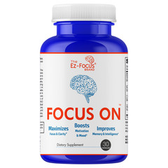 Adult Vitamin Brain Boost Nootropics for Focus Memory Clarity Sharp Mind 30Caps