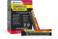 Energize Pre Workout Powder – Beta-Alanine, Quercetin & Low-Dose Caffeine ⭐️⭐️⭐
