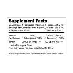 MediSILVER® AMBER Immunity Booster Traditional Colloidal Silver AgNP: 250 mL