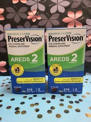 Pack of 2 | Preservision AREDS 2 / 210 Count Eye Vitamin Mini Soft gels EXP 2028