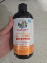 MARY RUTH’S® Liquid Morning MULTIVITAMIN +Hair Growth Supplement Peach Mango