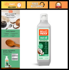 100% Pure MCT Oil, Triple-Distilled Coconut Oil, Keto Energy, Unflavored, 32 oz