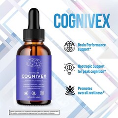 (2 Pack) Cognivex Nootropic Brain Health Support Drops Cogni Vex 60 Servings