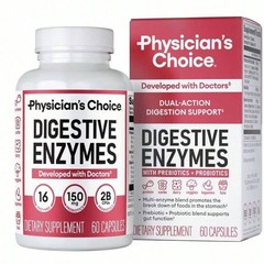 Physician’s CHOICE Digestive Enzymes – Multi Enzymes, Bromelain, Organic Prebiot