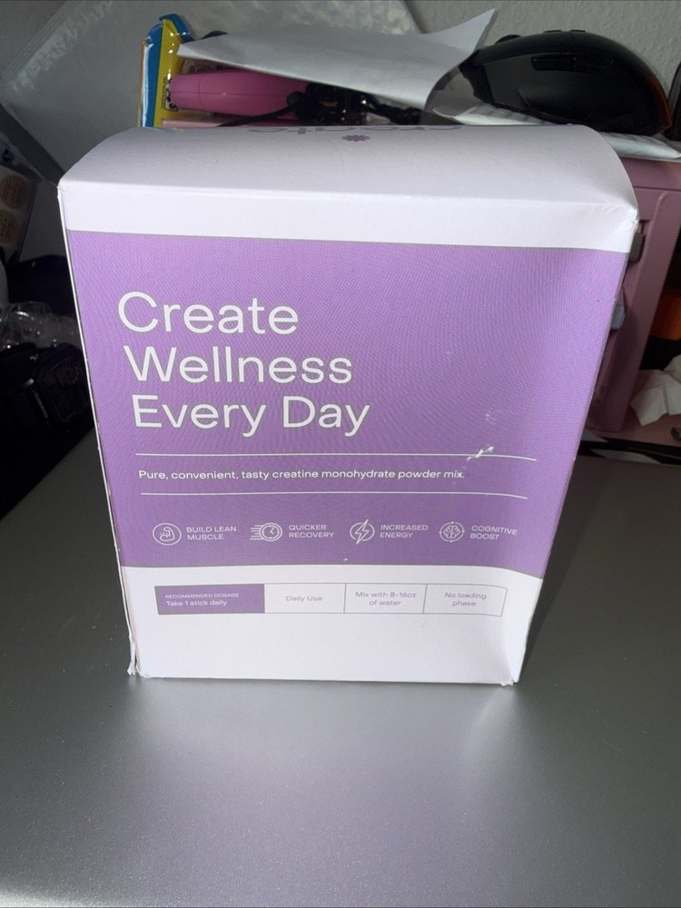 Create Wellness Creatine Monohydrate Mixed Berry 30 Packs Non-GMO Gluten-Free!!