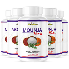 Mounja Burn- Metabolism Support, Weight Management Supplement- 5 Bottles