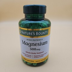Magnesium 500 mg – 200 Tablets Support Bone & Muscle Health – Exp 02/2027