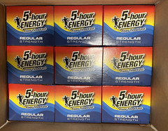 5-hour ENERGY Shot, Regular Strength Berry, 1.93 Ounce, 216 Count , Exp 7/26