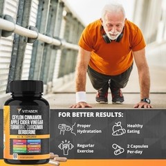 Ceylon Cinnamon Capsules 3000mg Turmeric 3000mg Apple Cider Vinegar 3000 mg Gins