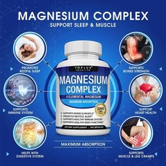 Toplux Magnesium Complex 8 Essential Magnesium Supplement 1000mg