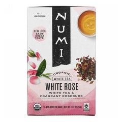 Organic White Tea White Rose 16 Bags by Numi Tea