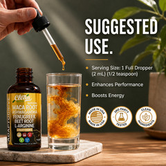 Clean Nutra AdaptoDrive Drops – Maca & Ashwagandha for Energy & Hormone Support