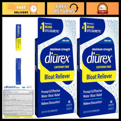 Caffeine-Free Bloat Relief Maximum Strength, Water Retention Support, 48 Count x