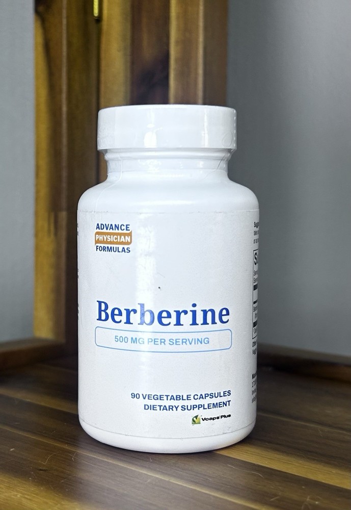 Berberine, 500 mg, 90 Vegetable Capsules-Advance Physician Formulas-Exp 05/2026