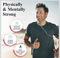 Optimal Electrolytes Powder Energy Drink – 16 Servings Hydration Packets with…