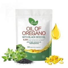 Powerful Synergy: Oregano Oil with Black Seed Oil.Immune Boosting Capsules