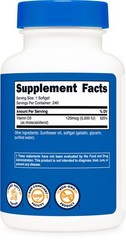 Nutricost Vitamin D3 5,000 IU, 240 Softgels – Gluten Free & Non-GMO
