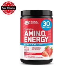 Strawberry Burst Amino Powder 9.5oz Optimum Nutrition Free Ship