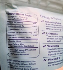 Neuro Energy And Focus Gum 90 Piece