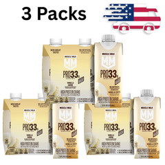 Muscle Milk Pro High Protein Shake, Vanilla Creme, 11 fl oz Cartons, (12 Pack)