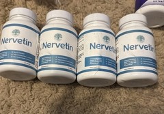 (4 Pack) Nervetin Advanced Nerve Support Strength Formula Nerve Tin