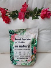 Santa Cruz Paleo Beef Isolate Protein Au Naturel (Lot of 2)