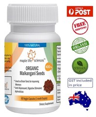 ORGANIC Celastrus Paniculatus (Malkanguni) – 400mg – AU Stock