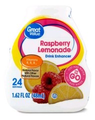 3 Pack Great Value Raspberry Lemonade Drink Enhancer Mix 1.62 FL Oz