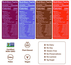 Happy Viking Plant-Based Protein Shake Variety Pack, 12 Meals, 30g Protein