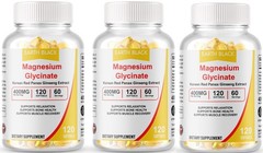 Magnesium Glycinate 400mg 360 Softgels For Sleep, Stress Relief Support Bone