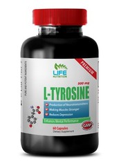 Bodybuilding Supplements – L-Tyrosine 500mg – 50 Vitamin B6 Caps – 1B