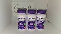 3 Pack Natrol Vitamin D3 5000 IU Fast Dissolve 90 Ct Strawberry Exp 11/26